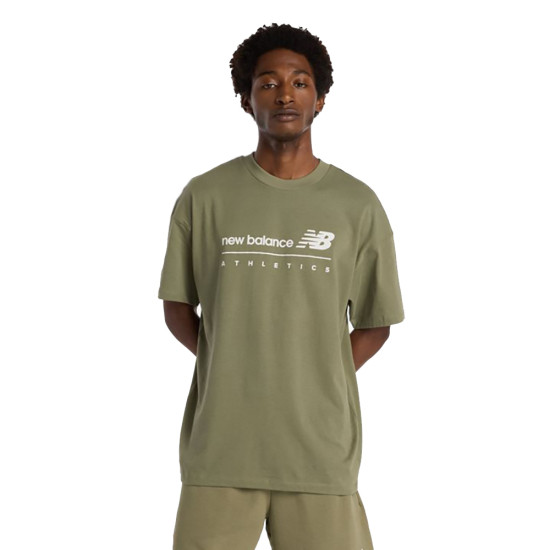New Balance Ανδρική κοντομάνικη μπλούζα Linear Graphic T-Shirt
